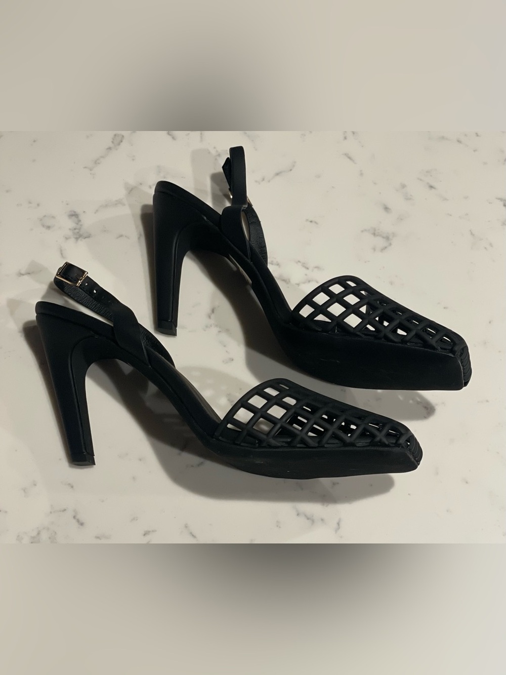 JEFFREY CAMPBELL Aviary Slingback Jelly Pump NWOT - Picture 6 of 16